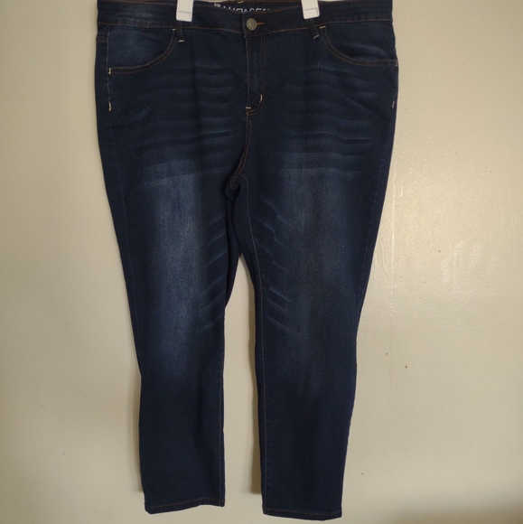 Rampage Denim - Rampage Women's Plus Size 24W Dark Wash Jeans